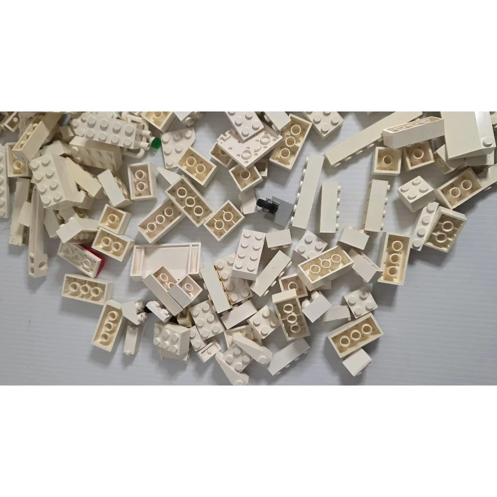 LEGO White‎ Bricks Lot Minifigure Parts Wings Specialty Pieces Bulk 1.6 lb